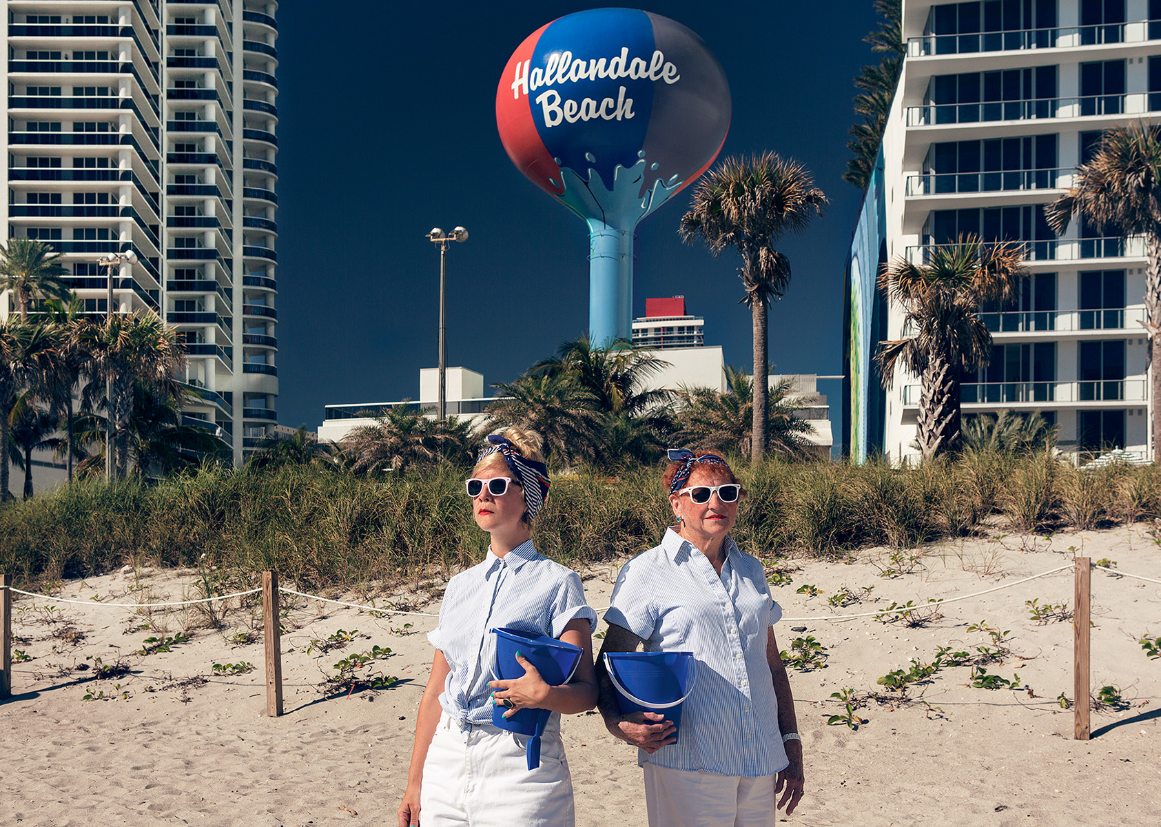 playtime serie photo les jumelles d'Hallandale