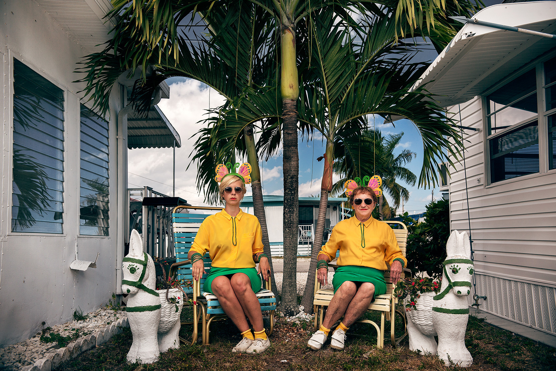 playtime serie photo les jumelles d'Hallandale