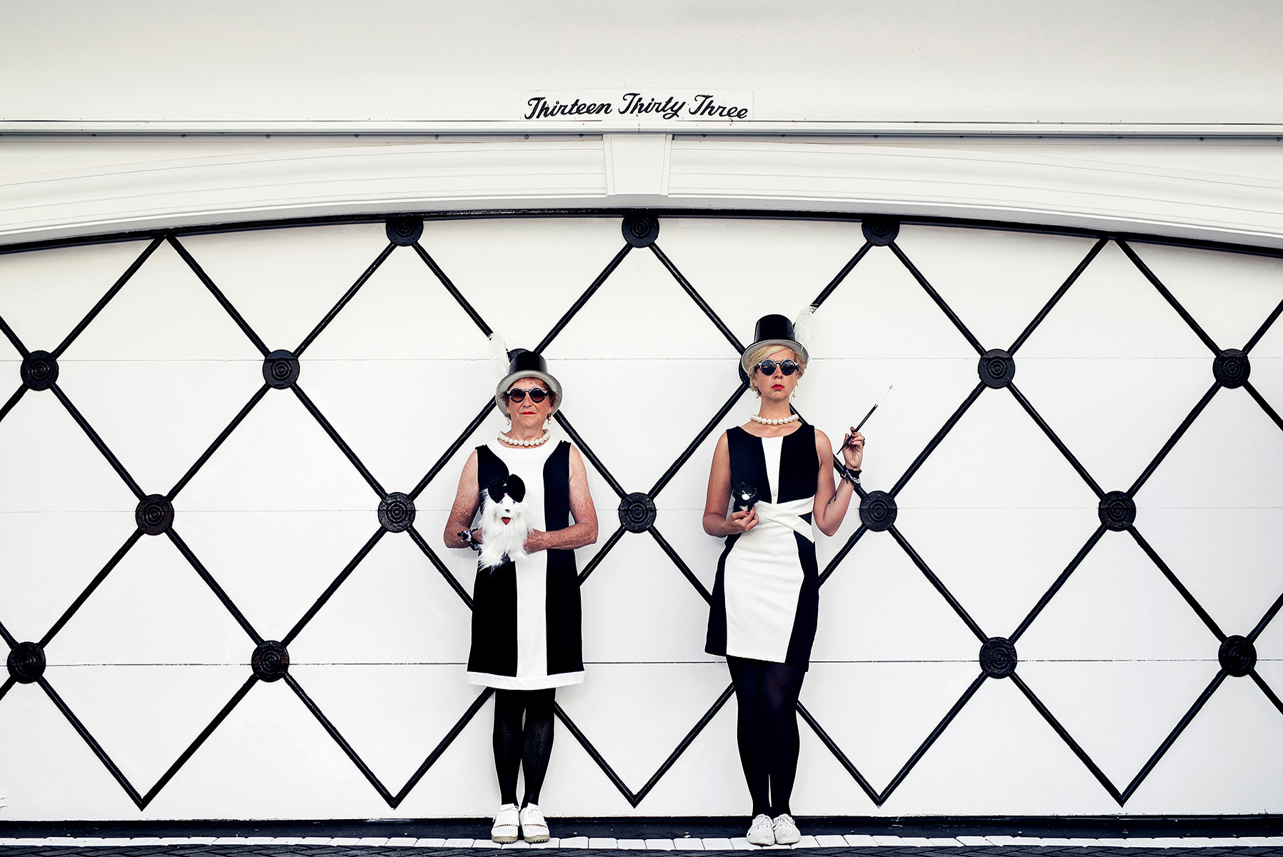 playtime serie photo les jumelles d'Hallandale